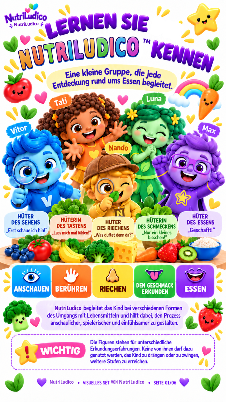 Visuelles Set mit den Figuren von NutriLudico